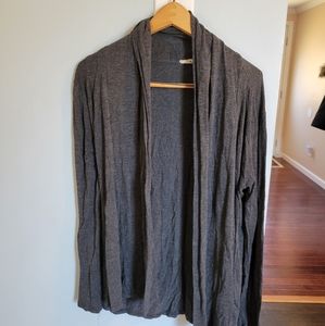 Gray cardigan